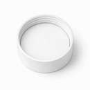 24-410 White Smooth Plastic Cap (Pressure Sensitive Liner)