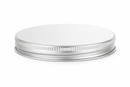 58-400 Silver Aluminum Ribbed Metal Cap (PE Foam Liner)