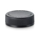 45-400 Black Text Child-Resistant Plastic Cap (No Liner)