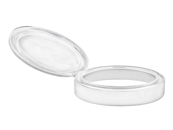 89-400 White Smooth Display Snap Top Closure