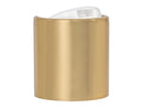 20-410 Gold/White Smooth Disc Top Cap (.270" Orifice)