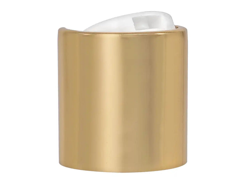 20-410 Gold/White Smooth Disc Top Cap (.270" Orifice)