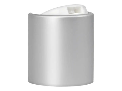 20-410 Brushed Aluminum/White Metal Shell Disc Top Cap (.270" Orifice)