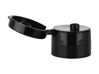 24-410 Black Smooth Snap Top Cap (.187" Orifice)