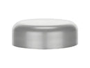 33-400 Silver Smooth Dome Style Plastic Cap (Foam Liner)