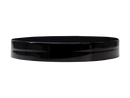 89-400 Black Smooth Plastic Cap (Foam Liner)