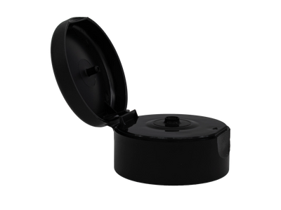 22-400 Black Matte Plastic Snap Top Cap (0.120 orifice)