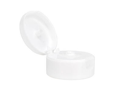 22-400 White Smooth Plastic Snap Top Cap (0.244 orifice)