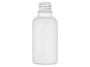 30 mL White Coated 18mm Dropper Fitment Glass Boston Round Bottle (Tamper Evident)