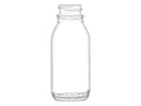 2 oz Clear 24-400 Flint Glass Round Bottle