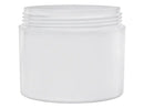 70mm White 5oz PP Double-Wall Square Base Plastic Jar