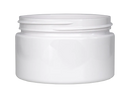 4 oz White 70-400 PET Single Wall Round Base Plastic Jar