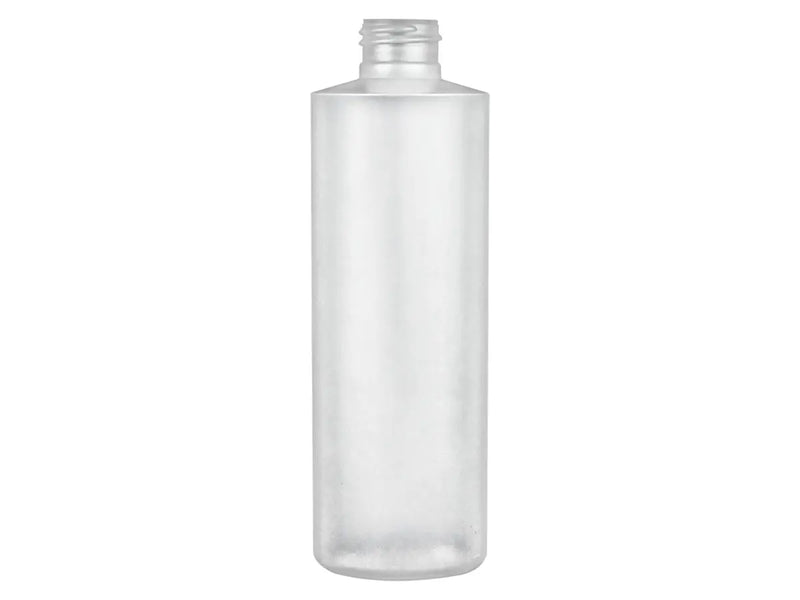 8 oz Natural-Colored 24-410 Cylinder Round LDPE Plastic Bottle