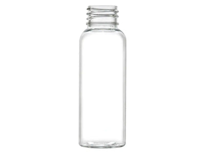 1 oz Clear 20-410 PET Cosmo Round Plastic Bottle