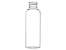 3.4 oz Clear 24-410 PET Cosmo Round Plastic Bottle