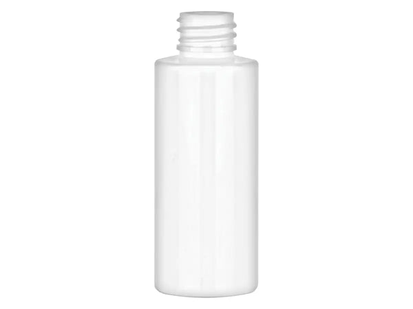 2 oz White 20-410 PET Cylinder Round Bottle