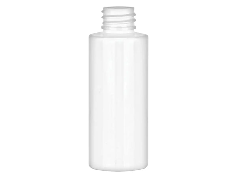 2 oz White 20-410 PET Cylinder Round Bottle