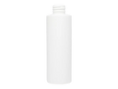 8oz White 28-410 HDPE Cylinder Round Plastic Bottle
