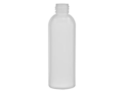 5oz Natural-Colored 24-410 HDPE Cosmo Round Plastic Bottle