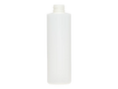 12oz Natural Color 28-410 HDPE PCR Cylinder Round Plastic Bottle