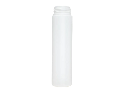 250 mL 43mm Natural Colored HDPE Cylinder Round Foamer Style Bottle