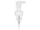 40mm White Foamer Pump Lock Up With 4.375" Dip Tube