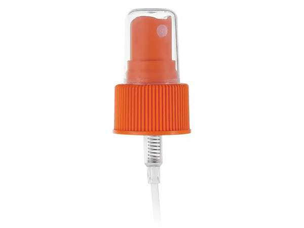 24-410 Orange Ribbed Fine Mist Sprayer 6.25" Dip Tube