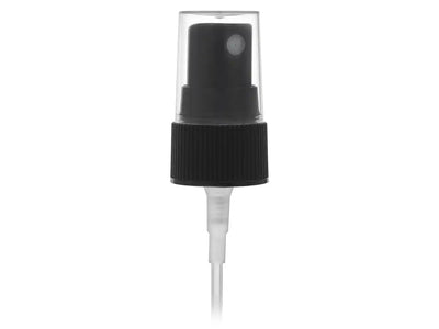20-400 Black Ribbed Fine Mist Sprayer 3.75" Dip Tube