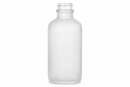 4 oz Frosted Glass Boston Round Bottle 22-400