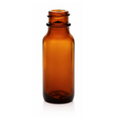 1/2 oz Amber 18-400 Boston Round Glass Bottle