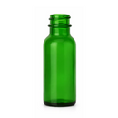 1/2 oz Green 18-400 Boston Round Glass Bottle