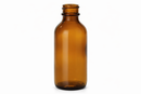 2 oz Amber 20-400 Boston Round Glass Bottle