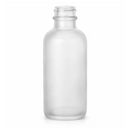 2 oz Frosted 20-400 Glass Boston Round Bottle