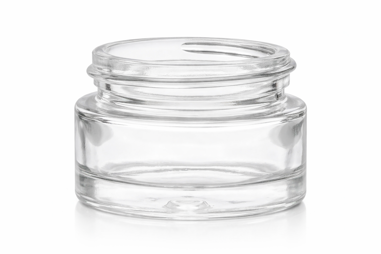 15 cup glass container 15 mL 43-400 Clear Glass Jar
