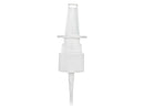 20-410 White Fine Ribbed Fine Mist Nasal Sprayer 3.50" Dip Tube (Output 0.12mL)