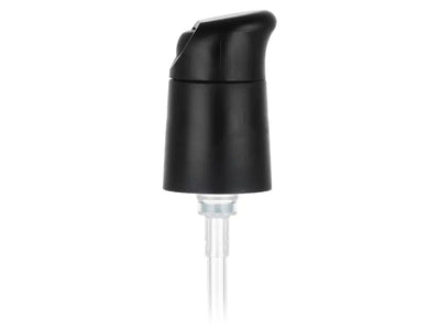 20-410 Black Matte Cosmetic Treatment Pump (5.25" dip tube, 230mcl Output)