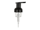 40mm Black Foamer Pump Lock Up Head (5.875" Dip Tube)