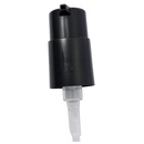 24-410 Black Smooth Lotion Pump lock up Head 6.875" Dip Tube (Output .5cc)