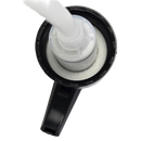 24-410 Black Smooth Lotion Pump lock down Head 6.25" Dip Tube (Output 2cc)