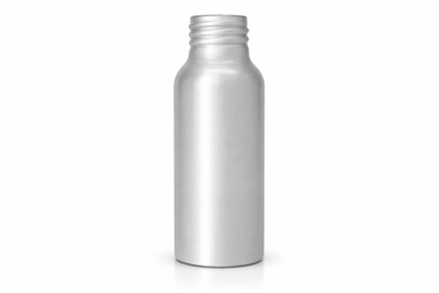2 oz (60 mL) 24-410 Brushed Aluminum Cosmo Round Bottle