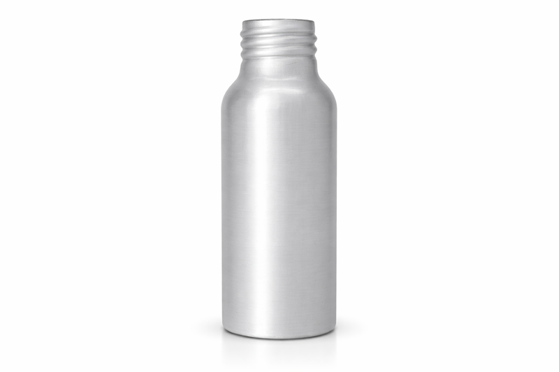 2 oz (60 mL) 24-410 Brushed Aluminum Cosmo Round Bottle