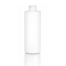 6 oz White 24-410 HDPE Cylinder Round Bottle