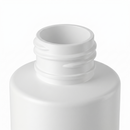 2 oz White 20-410 LDPE Cylinder Round Plastic Bottle