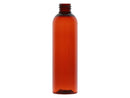 4 oz Dark Amber 20-410 Cosmo Round PET Plastic Bottle