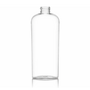 8 oz Clear 24-410 PET Plastic Cosmo Oval Bottle