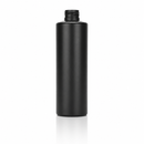 4 oz Black Cylinder Round 24-410 HDPE Plastic Bottle