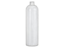 16 oz Natural-Colored 24-410 HDPE Cosmo Round Plastic Bottle