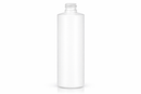 8 oz White 24-410 HDPE Cylinder Round Plastic Bottle