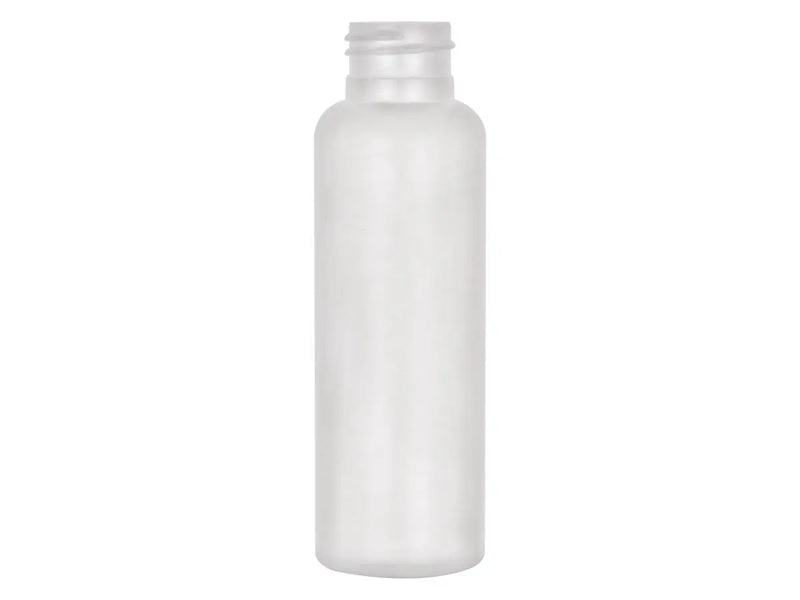 3 oz Natural-Colored 24-410 Bullet Round HDPE Plastic Bottle
