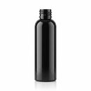 2 oz Black 20-410 PET Cosmo Round Plastic Bottle